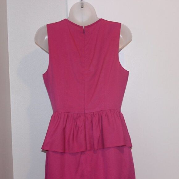 Trina Turk Kiran Pink Sleeveless Peplum Cocktail Dress Women Size 6 . - Picture 10 of 12